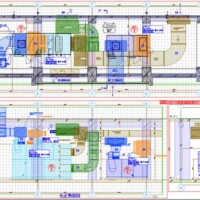 機械室平面・断面 機械室平面・断面